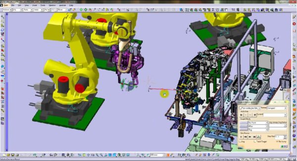 Robot Simulation with DELMIA Robotics