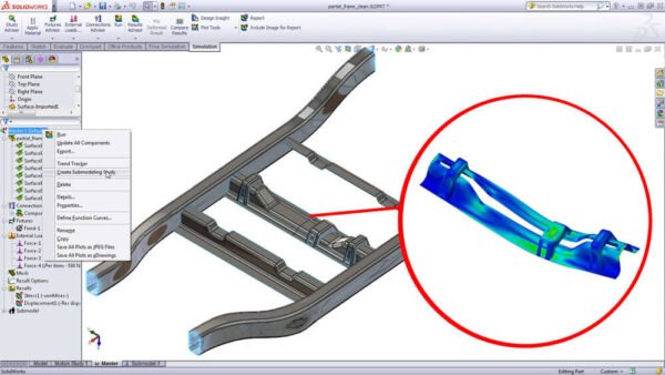 The SOLIDWORKS SIMULATION Software